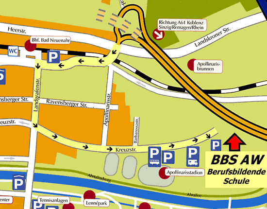 BBS AW: Wegbeschreibung